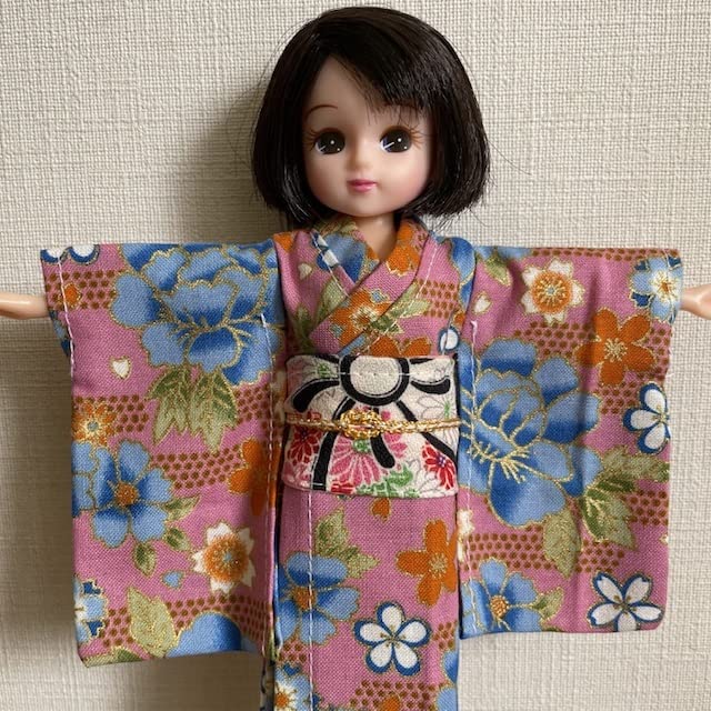 Amazon | 123 リカちゃん 服 洋服 着物 浴衣 振袖 和服 ハンドメイド